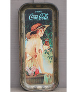 Old Vintage Reproduction 1916 World War 1 Girl Elaine Coca-Cola Coke Tra... - $24.74