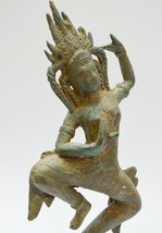 Asian Art /Khmer Angkor /Cambodian Buddha Statue Nang Teap Apsorn Dancing Style - $248.00