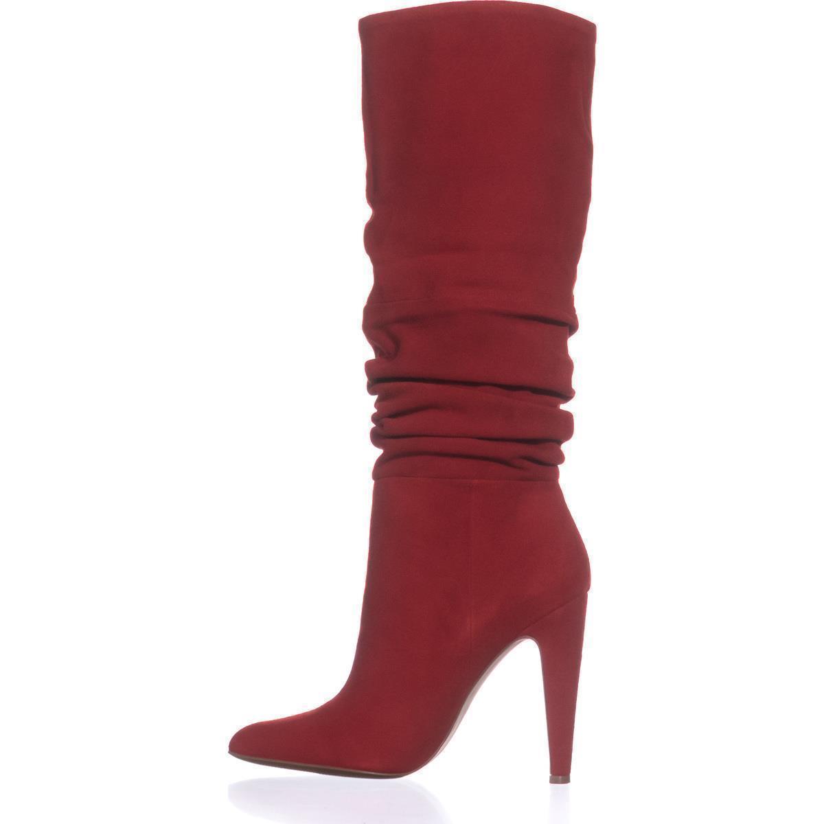 steve madden red thigh high boots