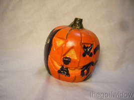 Vaillancourt Folk Art Halloween Tails Pumpkin Signed by Judi image 1