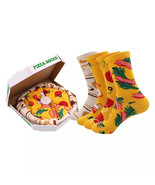 Anysox 5 pairs Multi-color Size 5-11 Fashion Socks With Pizza Happy Hara... - $56.25+