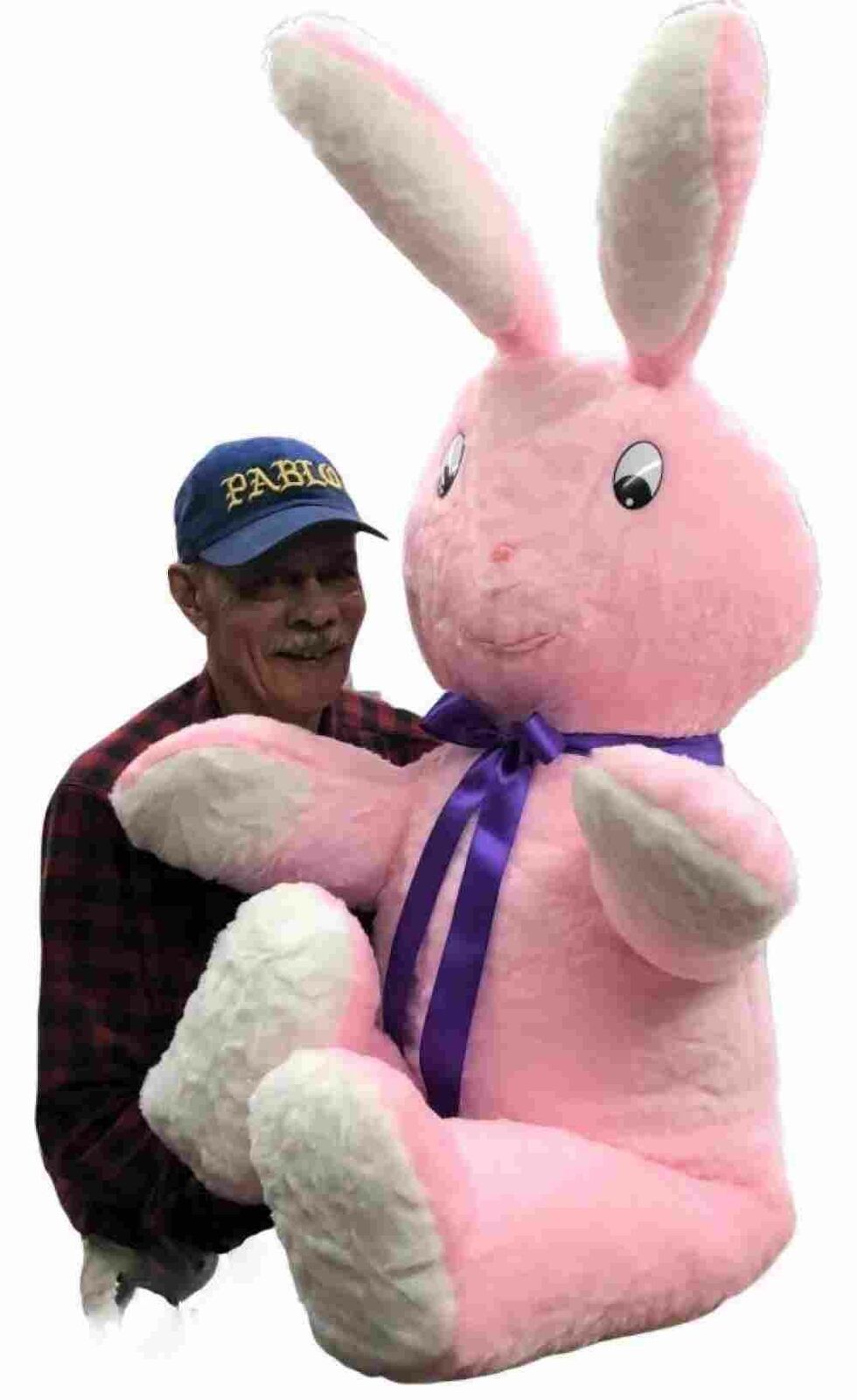 the giant stuffed bunny rabbit