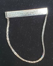 Vintage Sarah Coventry Money Clip Silver Tone Link Bracelet Signed - $12.86