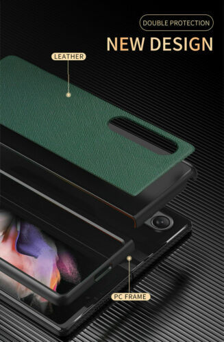 For Samsung Galaxy Z FOLD 3 5G Z 3 Z FOLD 2/W21 1/W20 Leather Flip Cover Case