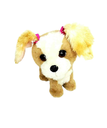 Fur Real Friends Walking Barking Go Go Dog Brown &amp; White Hasbro 10&quot; Plus... - $14.83