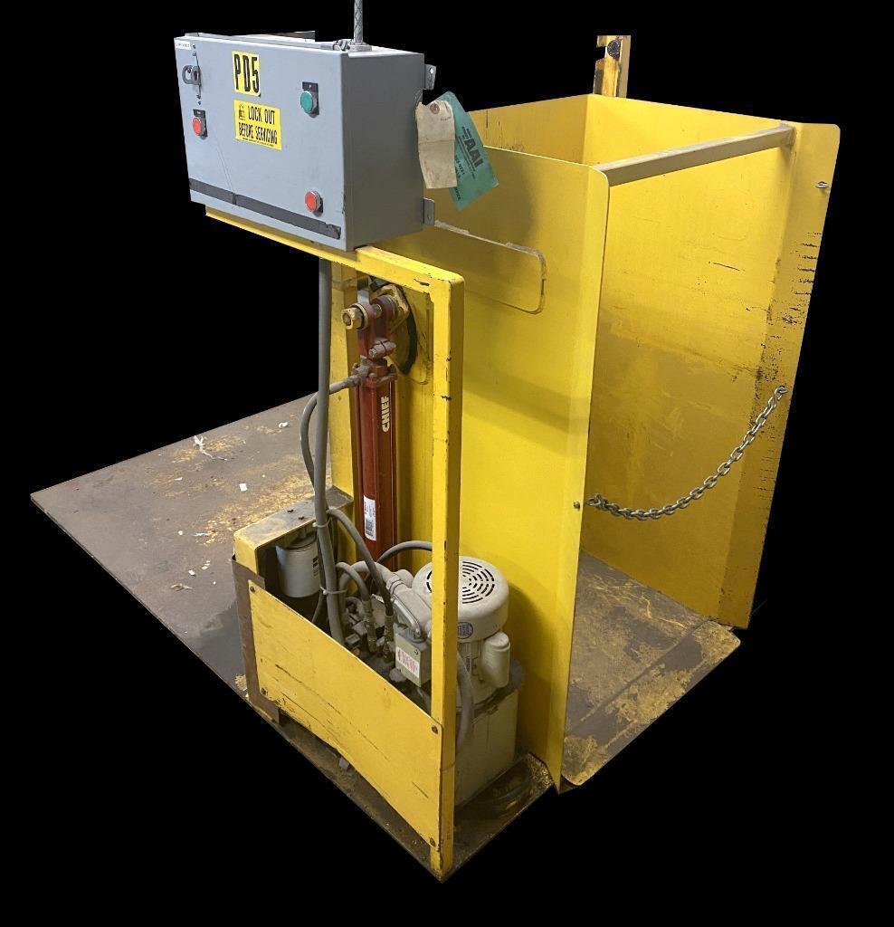 Automatic Hydraulic Trash Can Dumper Lifter Tilter 115/230V Single