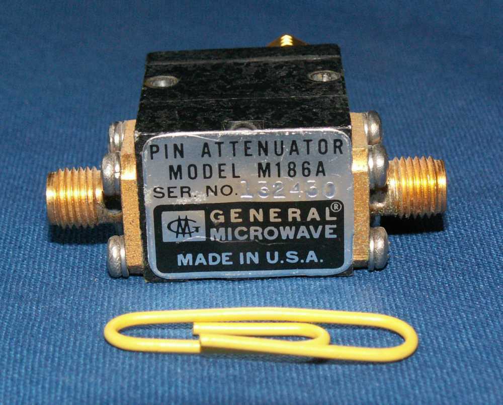 General Microwave M186B RF Attenuator /2000 Variable/Step Attenuators