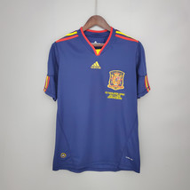 World Cup 2010 Final Netherlands v Spain Iniesta Retro Jersey David Villa Jersey - $70.00