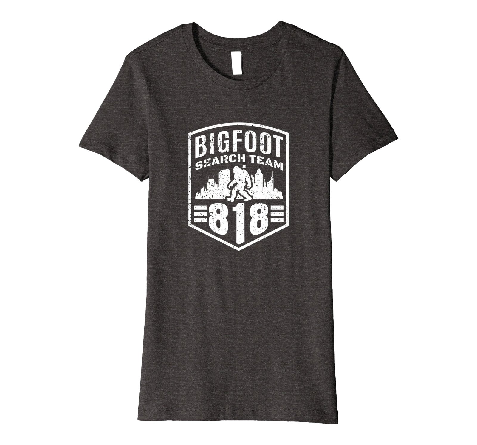 Funny Shirts - Bigfoot California Search Team Shirt Area Code 818 Wowen