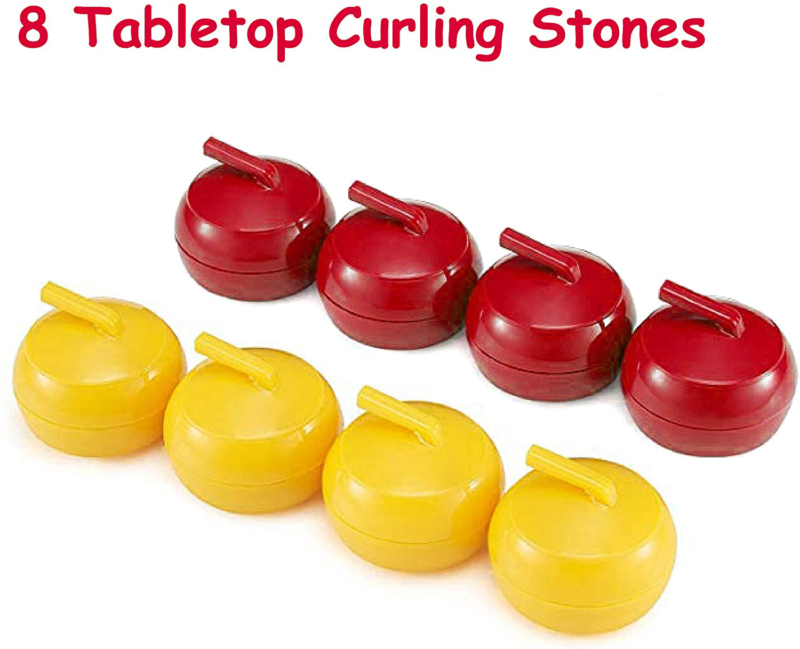 TableTop Curling Game and Family Fun Board Games Shuffleboard Pucks
