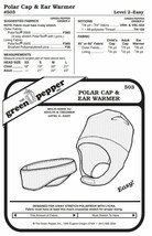 Polar Cap &amp; Ear Warmer #503 Adults &amp; Children Hat Sewing (Pattern Only) ... - $6.00
