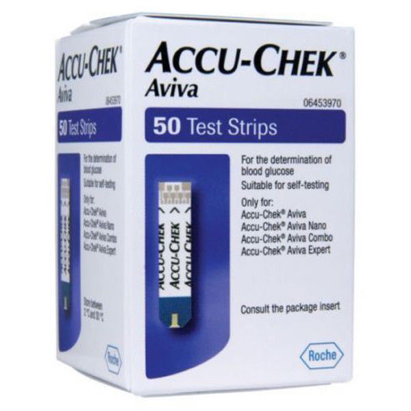 Accu-Chek Aviva Glucose Test Strips x 50