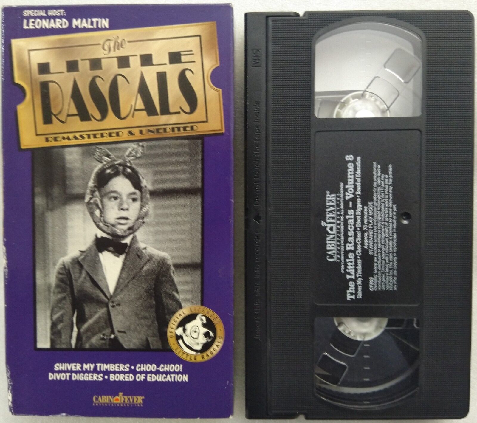 VHS The Little Rascals - The Rascals Remastered and Unedited Vol 8 (VHS ...