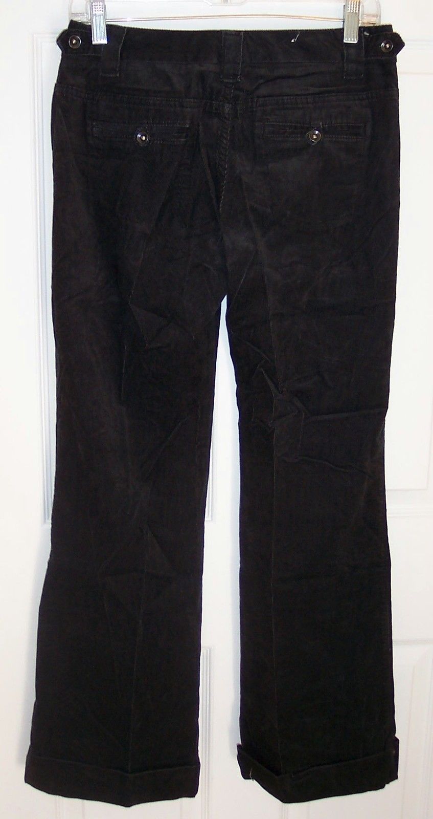 OLD NAVY Women's Cuffed Black Corduroy Pants Size 2 - Pants