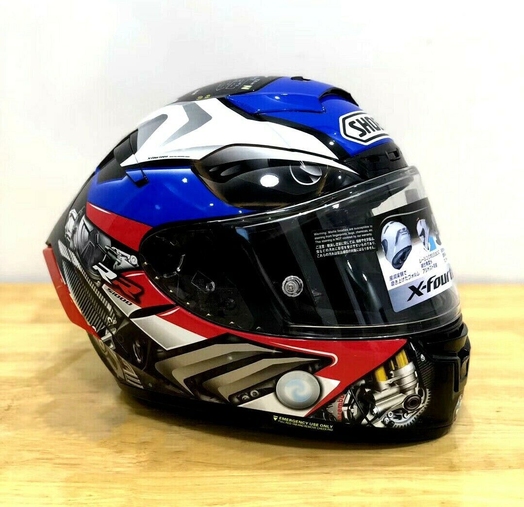 NEW SHOEI BMW Valentino Rossi Full Face Helmet S1000RR Racing Motorbike ...