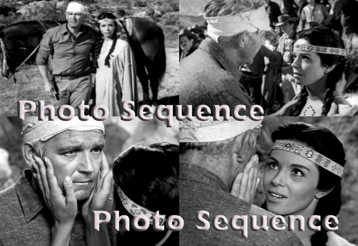 WAGON TRAIN Terry Wilson Dana Wynter PHOTO Sequence #01 - Black & White