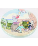 Medieval Themed Decorative Plate Guy Drinking from Jug Accent Piece Décor - $39.60