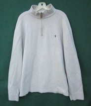 Polo Ralph Lauren ¼ Zip Cotton Sweater Oatmeal Color Men’s XXL or 2XL Po... - $16.14