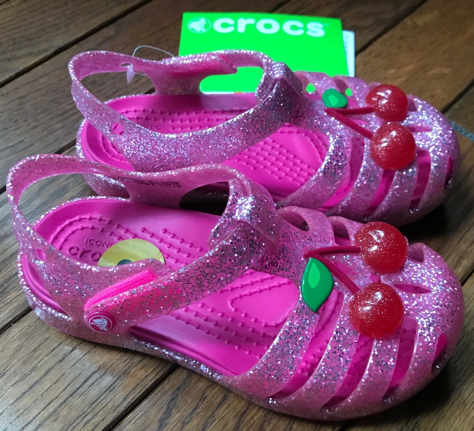 crocs isabella glitter