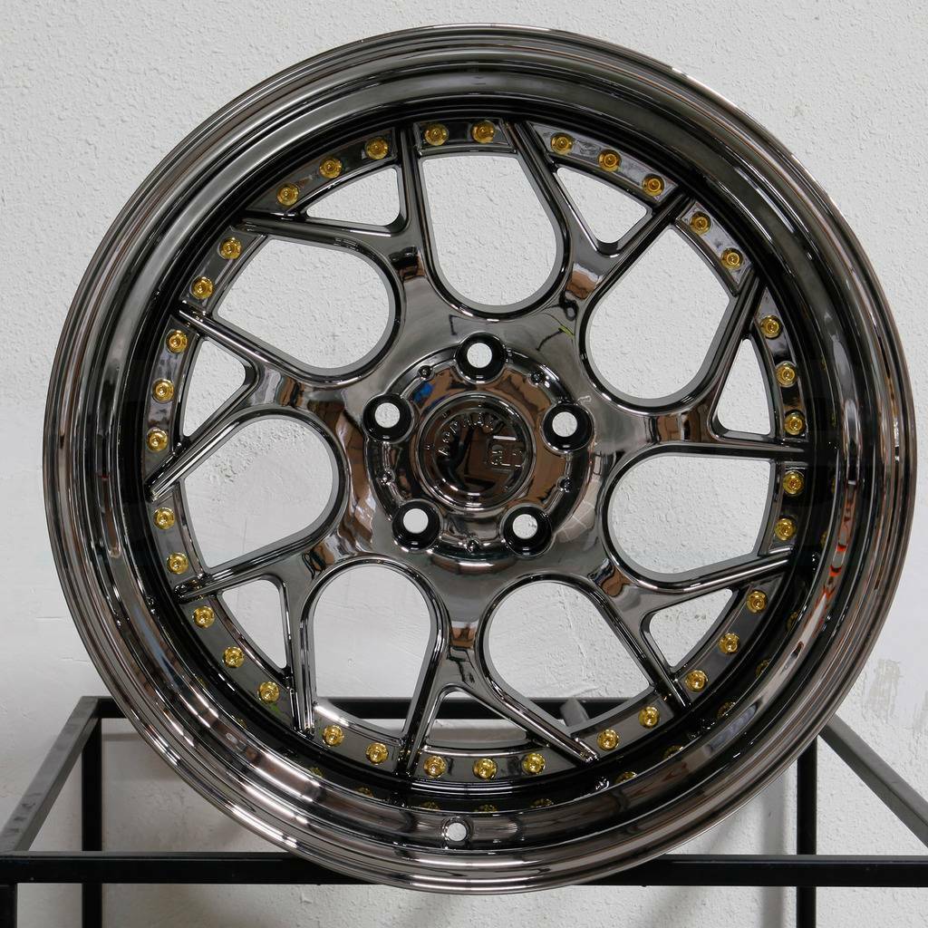 18x8.5/18x9.5 Aodhan DS01 DS1 5x120 Custom 35/30 Black Vacuum Wheels ...