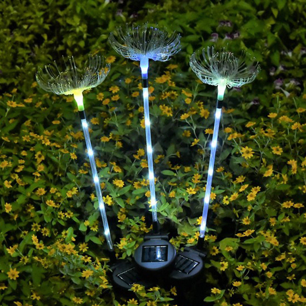 solar dandelion stake lights