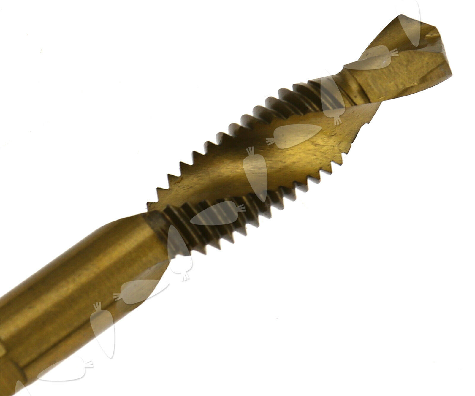 1/4"" Hex Shank HSS Metric Right Hand Screw Thread Tap Taper Drill Bits Tool M8 Drill Bits