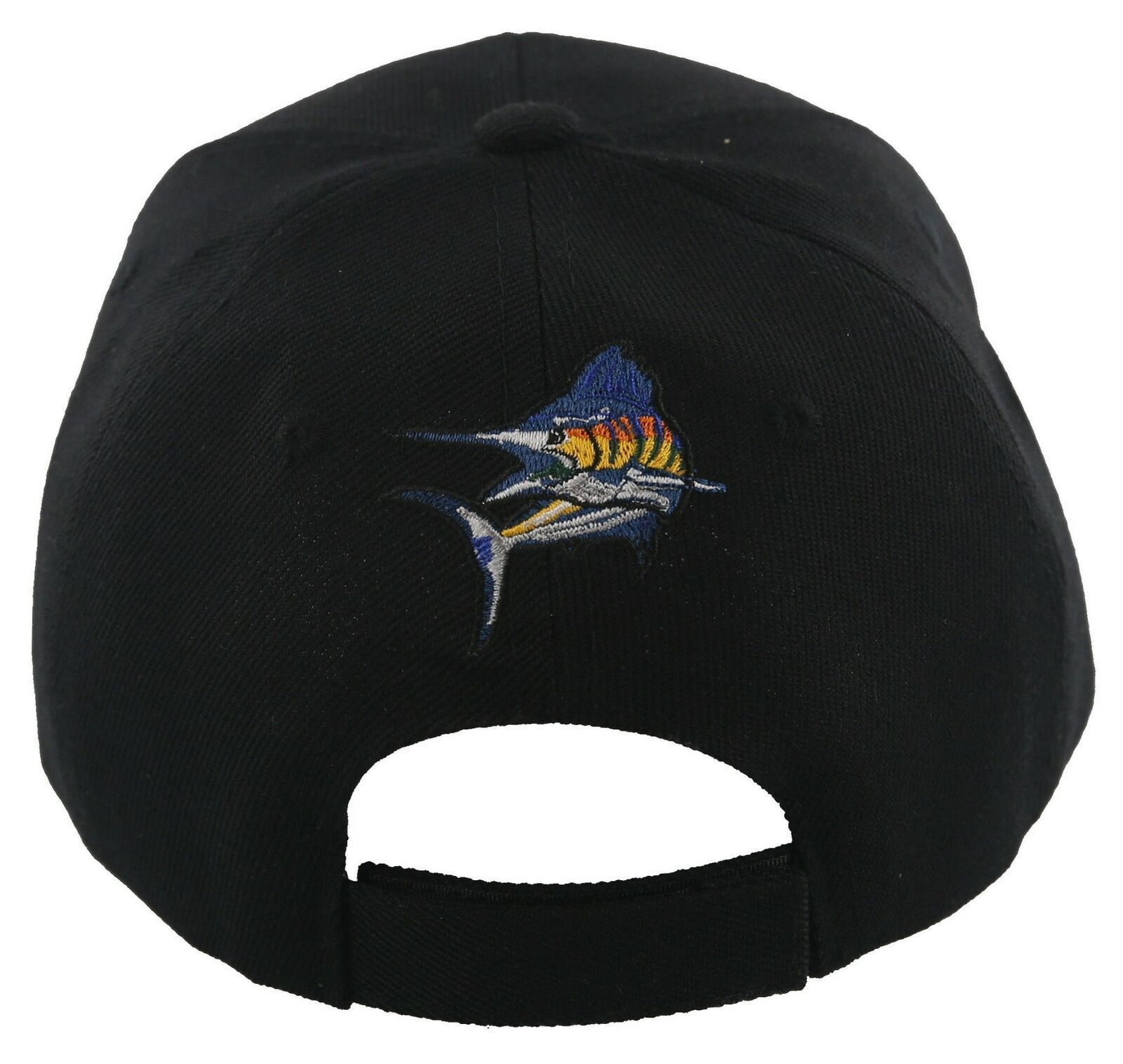 NEW! OUTDOOR SPORTS SWORDFISH FISHING MARINE BALL CAP HAT BLACK Men's