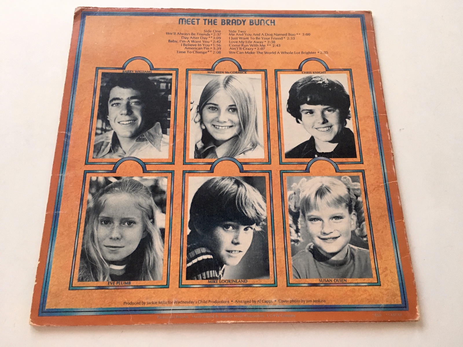 Meet The Brady Bunch Lp Vinyl Record Album Records