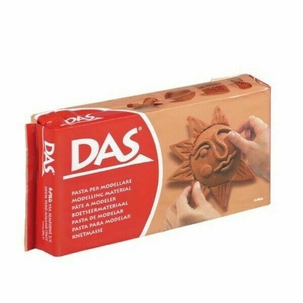 DAS Air Dry Modelling Clay 500g grams - Terracotta