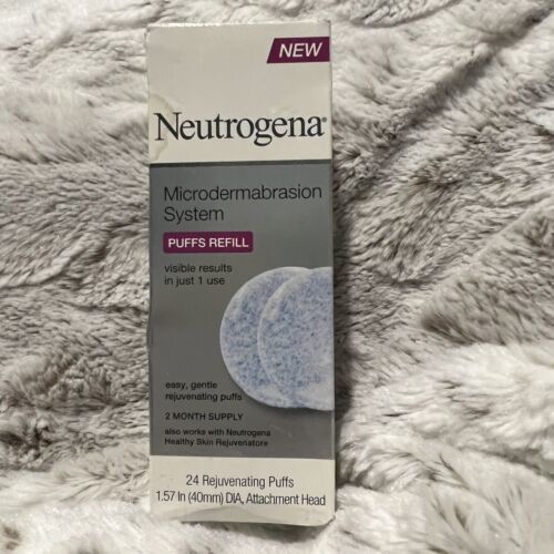 Neutrogena Microdermabrasion System Puffs Refill 24 Ct With Attachment