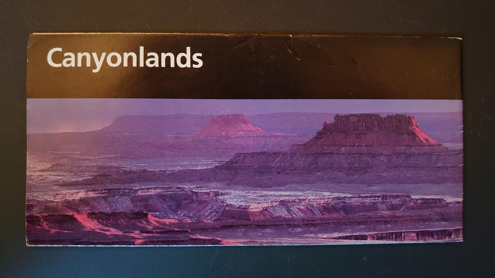 Official NPS Brochure Canyonlands National Park Information Map Guide   Canyonlands Front.JPG