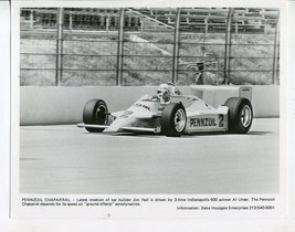 Jim Hall-Al Unser-#2-Chaparral-Indianapolis 500-B&amp;W-8x10-Racing Photo - $20.61