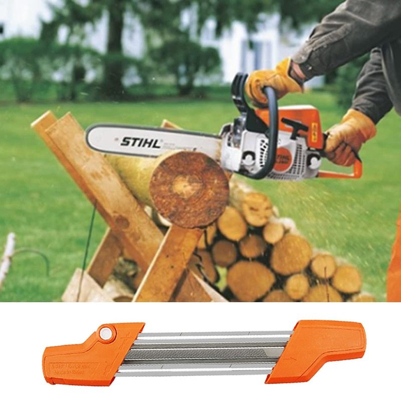 New 2 In 1 Chainsaw Sharpener Manual Chainsaw Chain Sharpening Chain