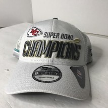 New Era Kansas City Chiefs Super Bowl LIV Champions Adjustable Hat - Whi... - $10.88