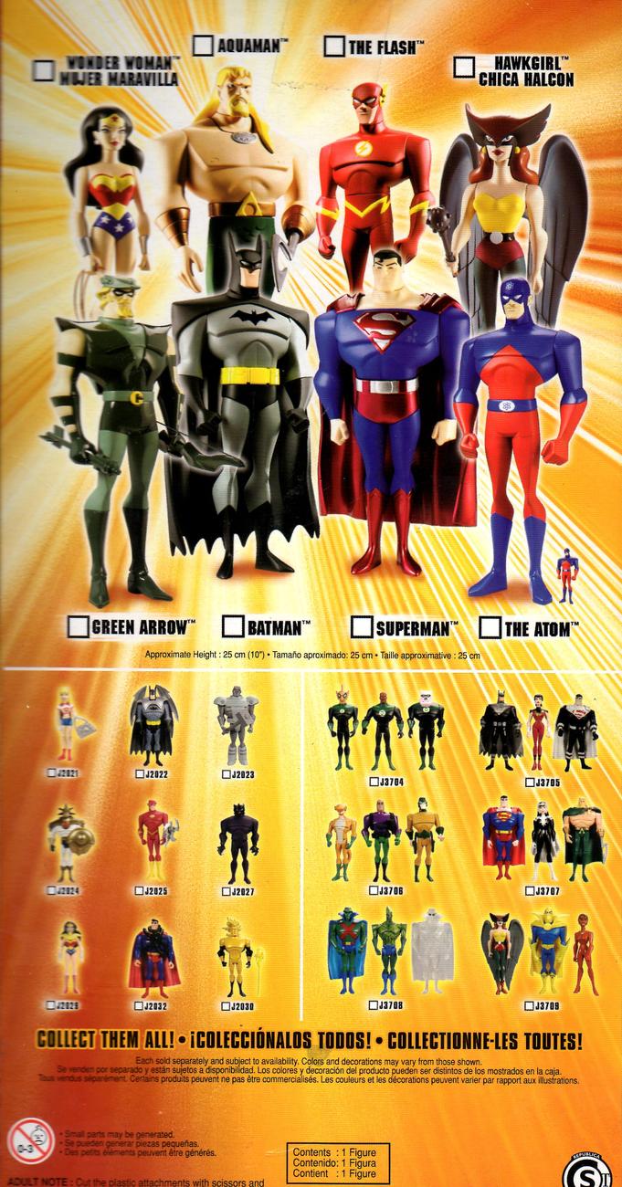 justice league unlimited action figures list