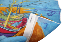 Vintage NEW Kreier Handkerchief Lot Hanky 100% Cotton Van Gogh Switzerland image 7
