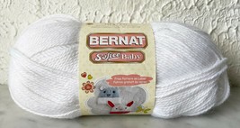 Bernat Softee Baby Sport DK Light Weight Yarn - 1 Skein Color White #02000 - $7.55
