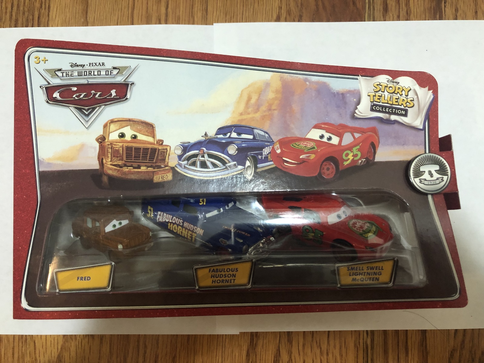 Disney Cars Storytellers Fred, Fabulous Hudson Hornet & Smell Swell ...