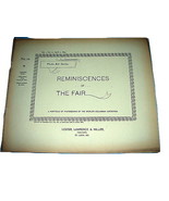 1893 Chicago Worlds Fair REMINISCENCES Photo Series Book #10 - $23.03