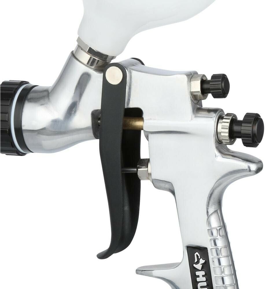 Husky Spray Gun Kit 200cc 600cc Paint Cups Air Flow Fluid Control Valve