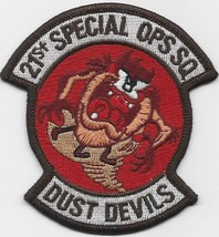 US Army 21th Special OPS Squadron DUST Devil Patch In Stock - $13.85