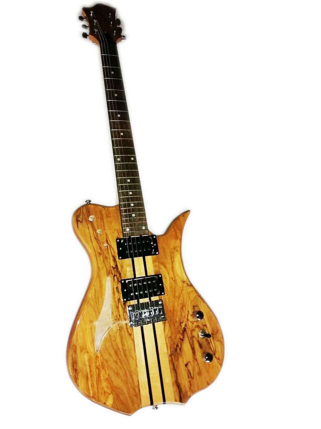 Electric Guitar 6 String Guitar With Semihollow Body locking tuner