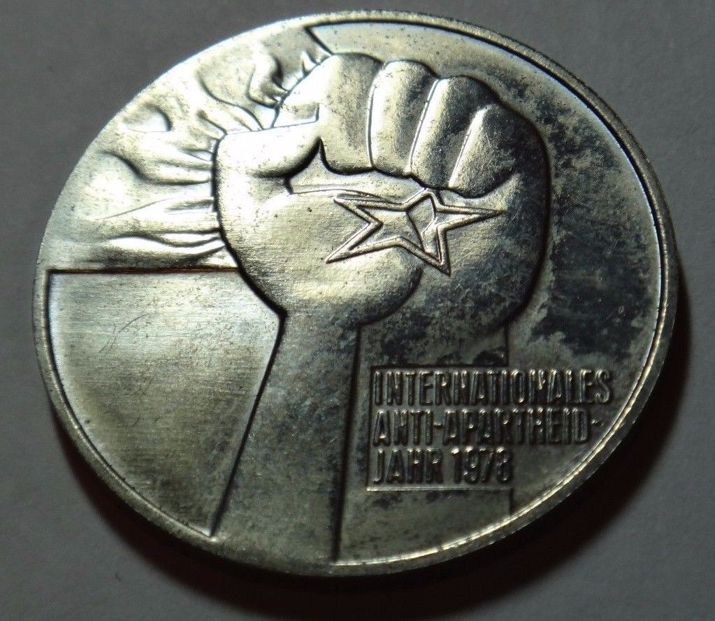 EAST GERMANY DDR 5 MARKS COIN 1971 BERLIN aUNC RARE
