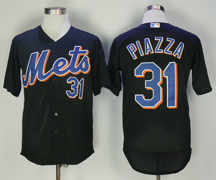 Men's New York Mets Jersey Sewn on #31 Mike Piazza Jersey ...