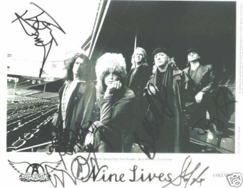 AEROSMITH GROUP BAND SIGNED AUTOGRAPHED AUTOGRAPH RP PHOTO ALL 5 STEVEN TYLER +