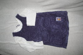 Carters Girls Toddler Blue Corduroy Jumper With Shirt Size 4 - $11.00