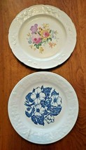 2 Homer Laughlin Salad Plates 7 Inch Diameter Floral Pattern Ravenna &amp; W... - $9.89