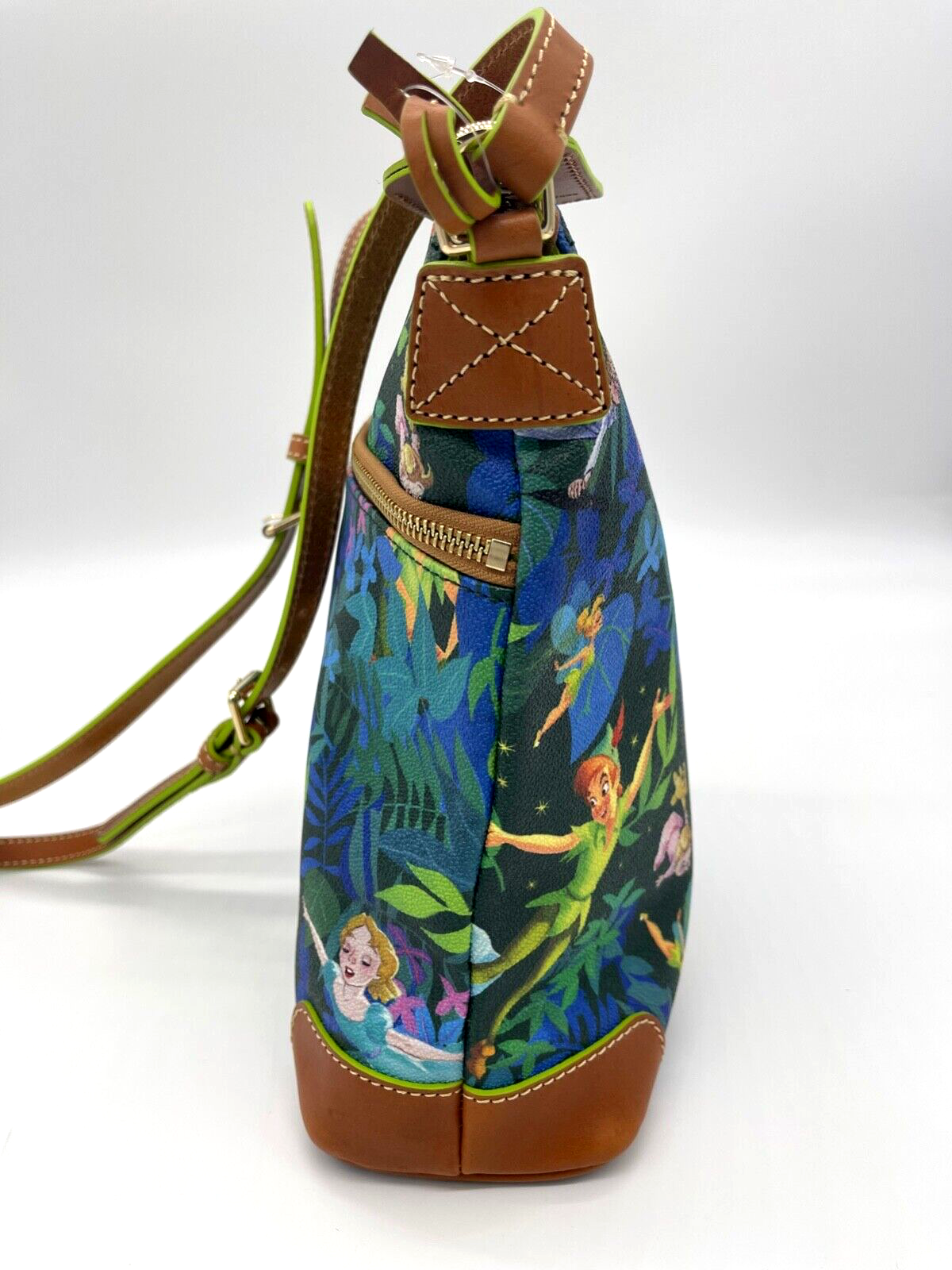 Disney Dooney and & Bourke Peter Pan Crossbody Bag Purse Wendy Tinker Bell NWT A - Handbags