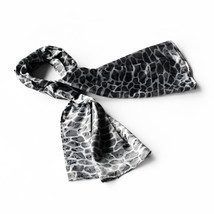 Black Giraffe Animal Print Fashion Silky Scarf(Small) - $14.99