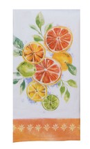 Kay Dee Kaydee designs kitchen towel dual purpose terry zesty fruit orange R7310 - $9.99